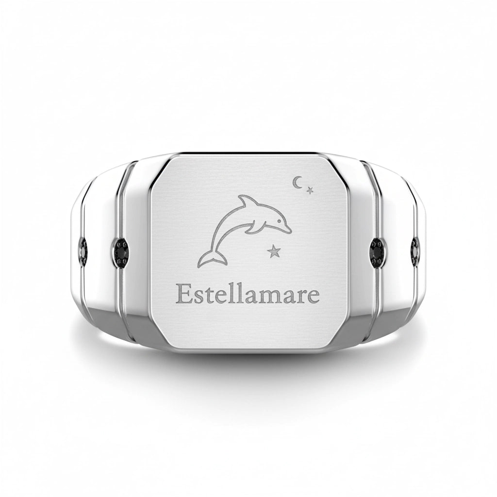 Astro Delphinus – Chevalier Cesellato con Delfino Celeste