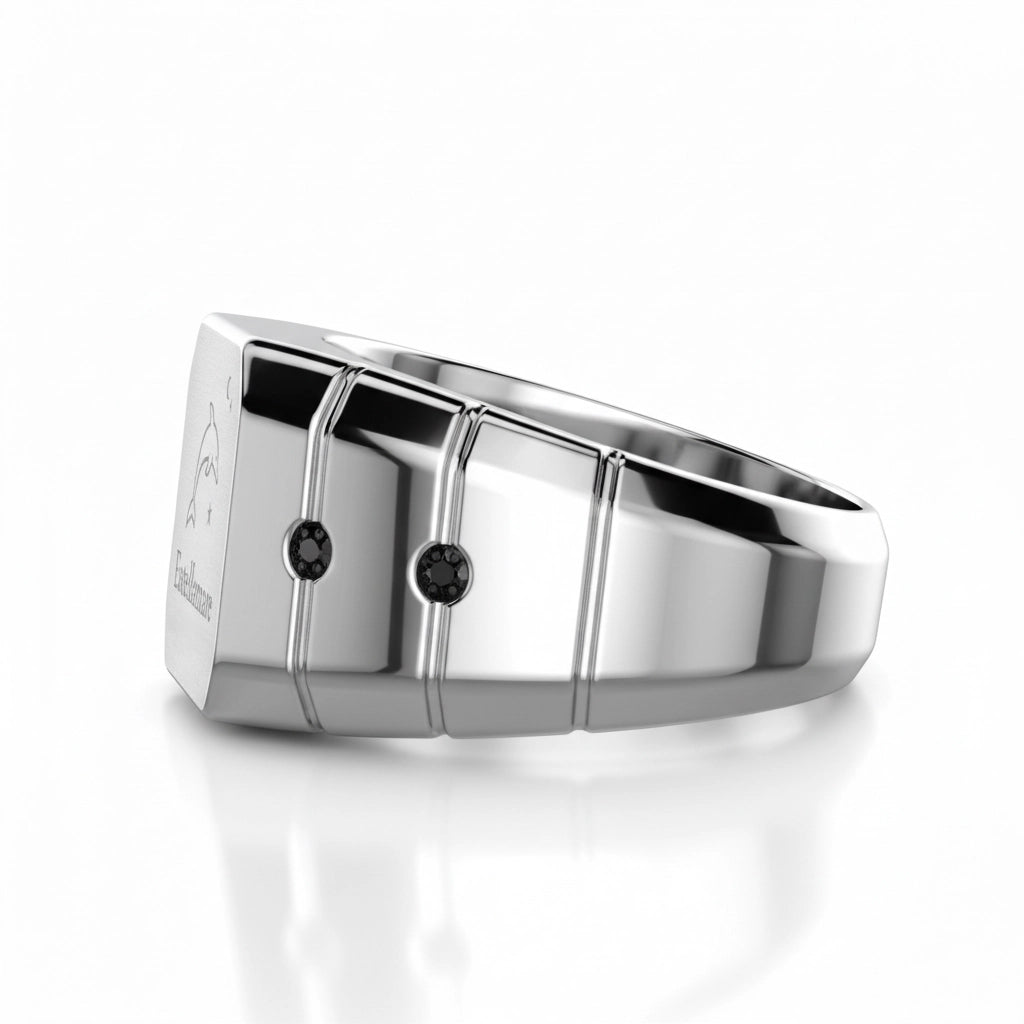 Astro Delphinus – Chevalier Cesellato con Delfino Celeste