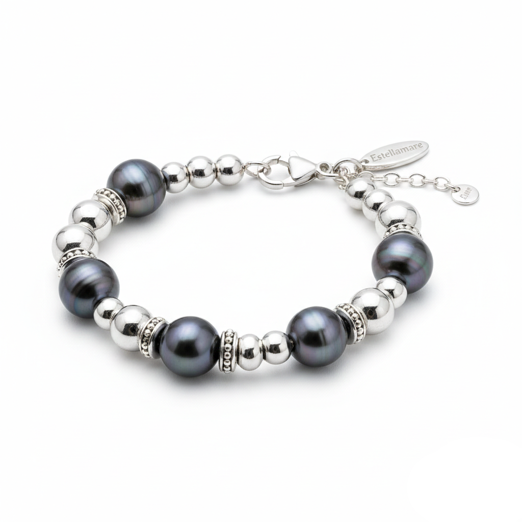 BRACCIALE ESTELLAMARE PERLE NERE