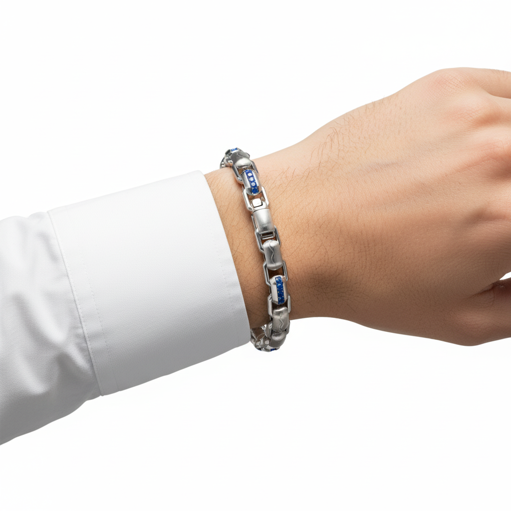 CATENA CELESTE – Bracciale “Blue Link”