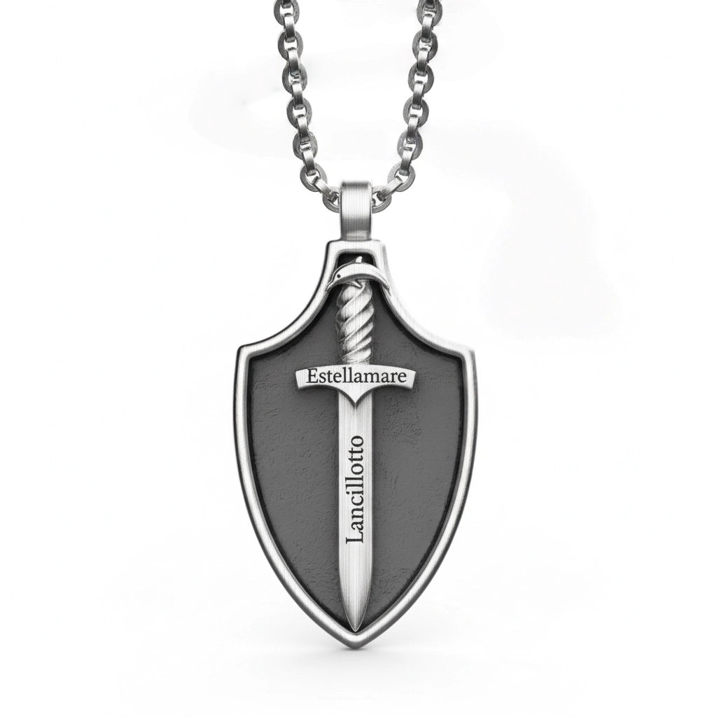 “Lancellotto” – Collana Maschile in Argento 925