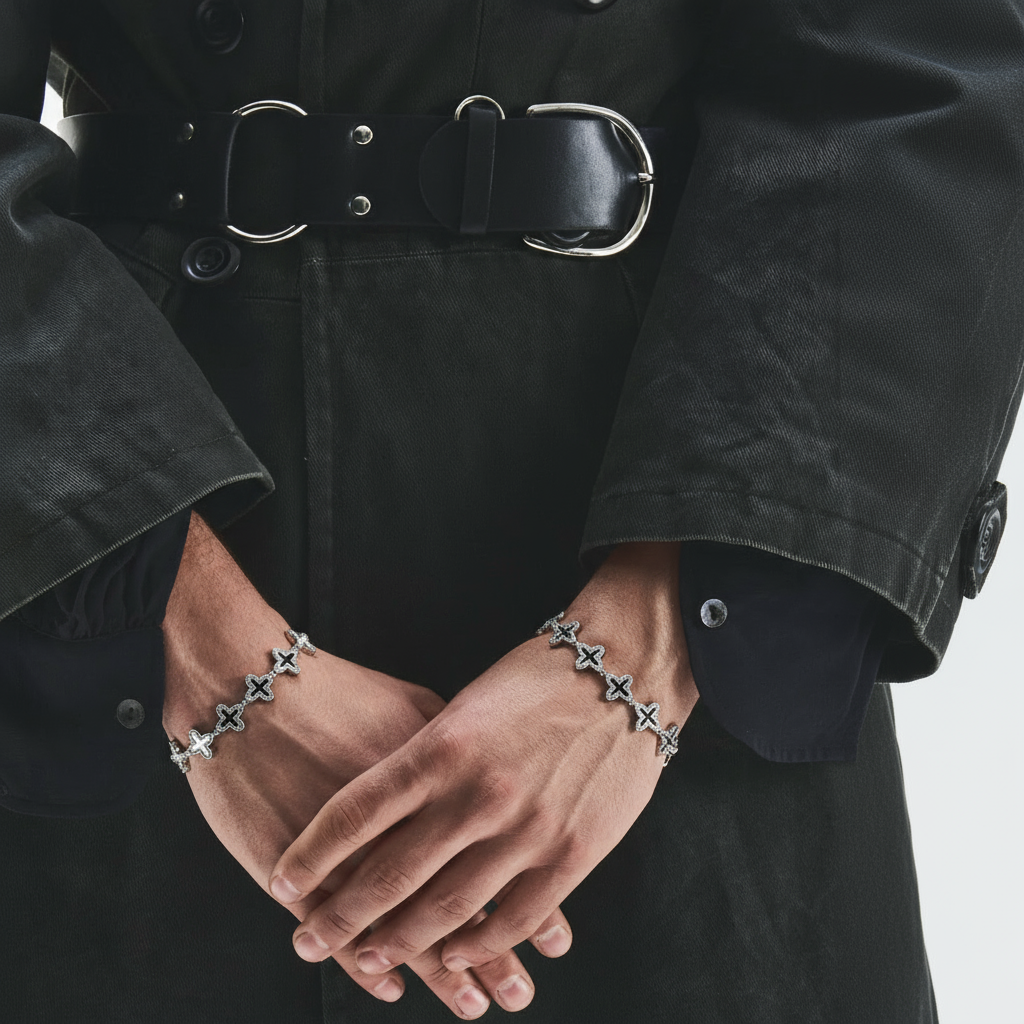 "Fede Incisa" – Bracciale Estellamare in argento 925