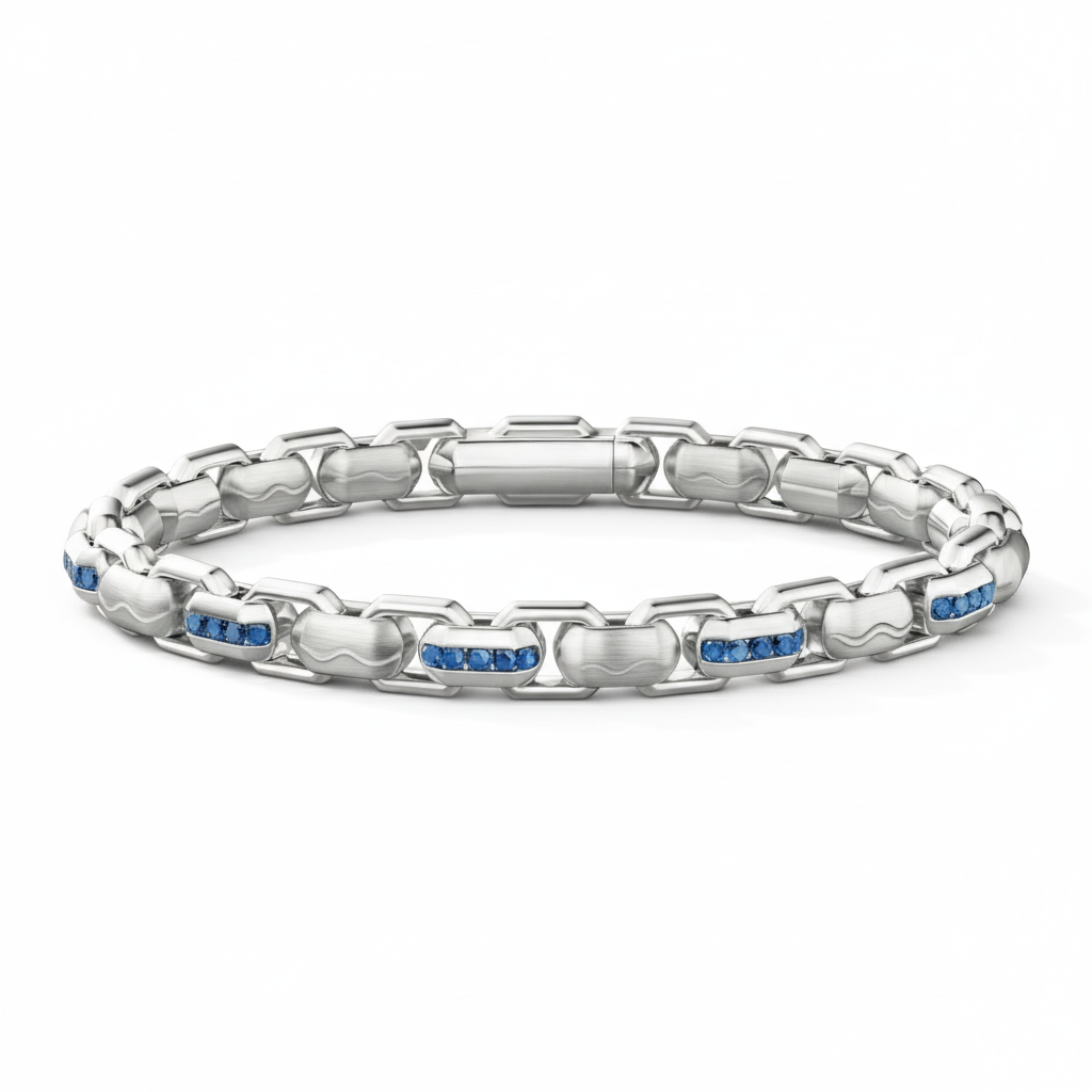CATENA CELESTE – Bracciale “Blue Link”