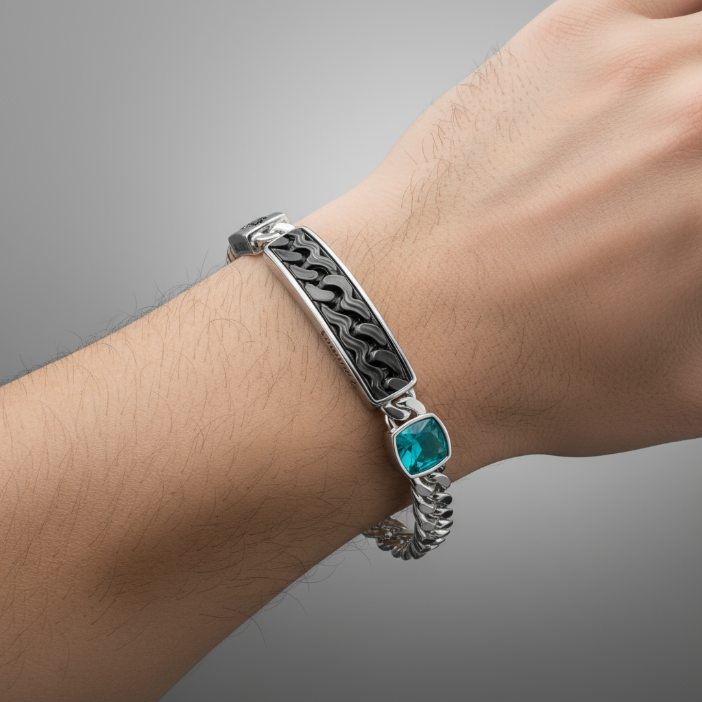 ONDA URBANA – Bracciale “Wave & Stone” by Estellamare