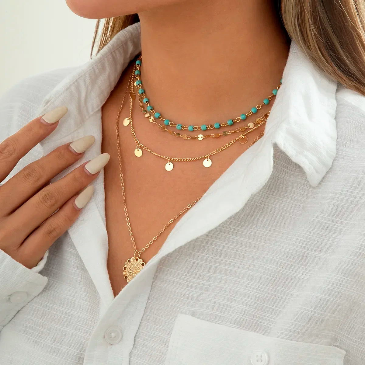 Collana Boho Fiorita Magica