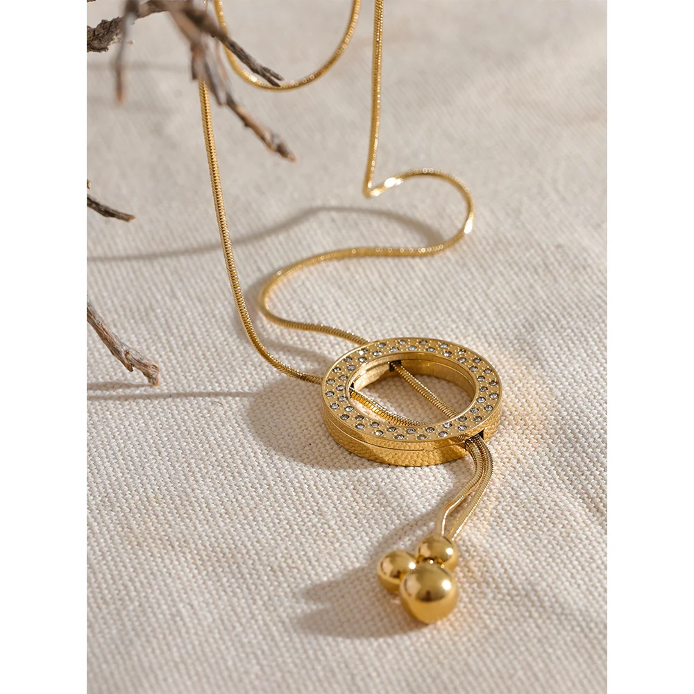 Collana Magica Zircone Dorato