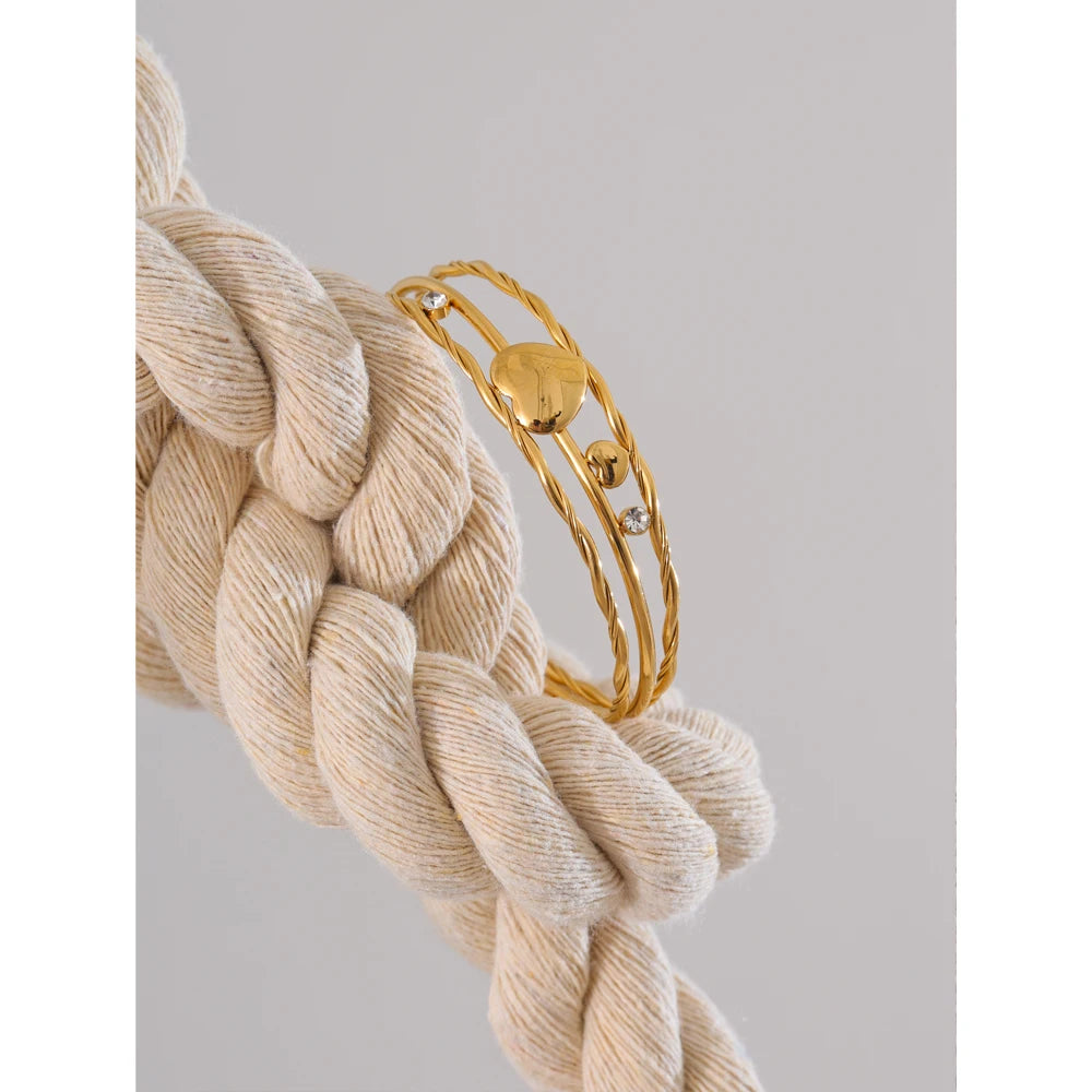 Bracciale Cuore D'Oro Elegante