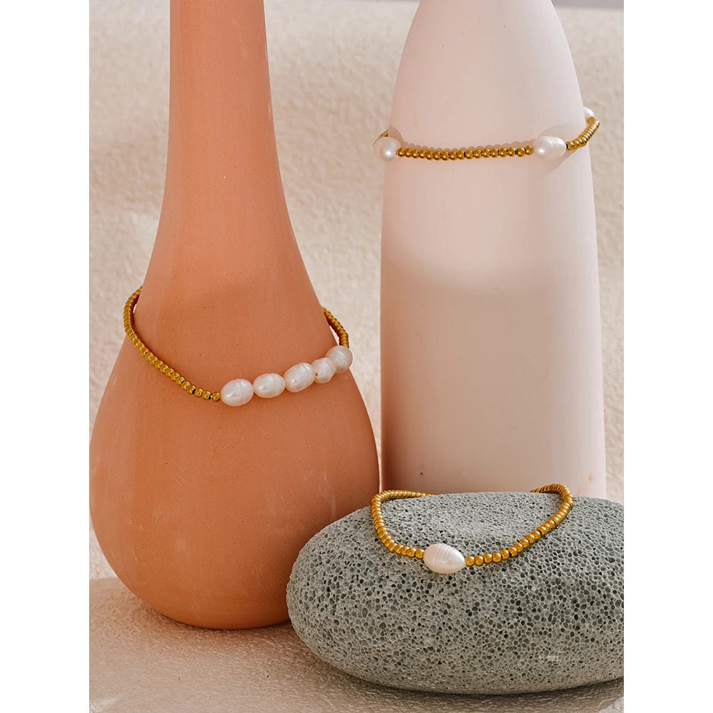 Bracciale Perle Fresche Chic