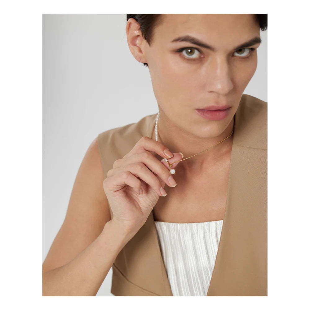 Collana Perle Eleganti e Resistenti