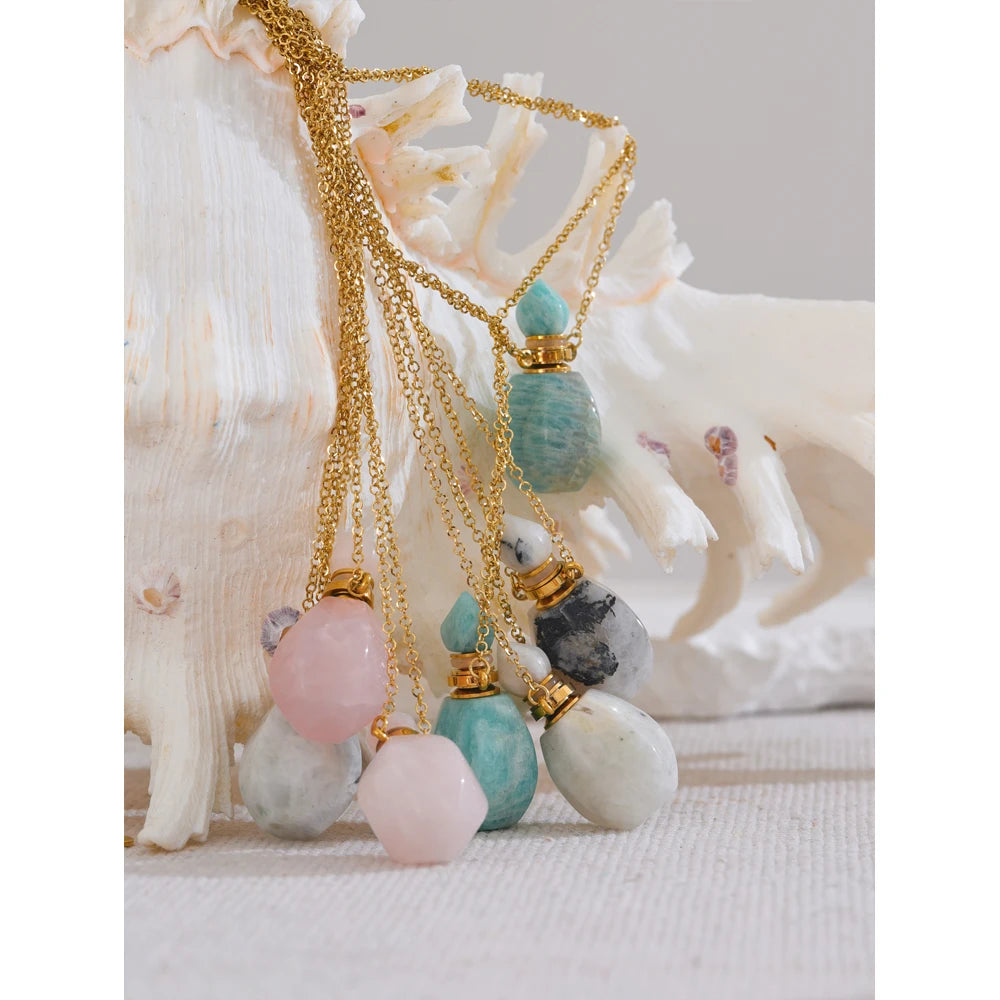 Collana con Ciondolo Pietra Naturale