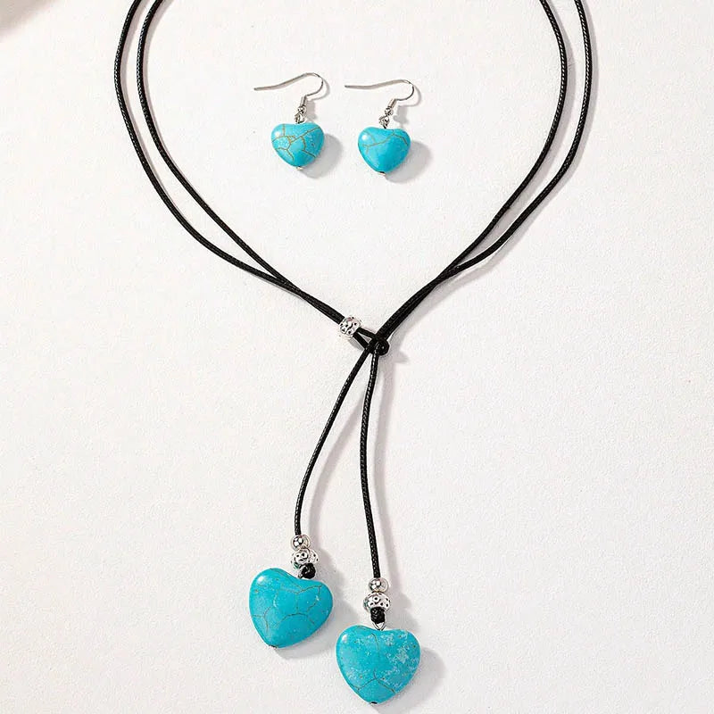 Set Gioielli Cuore Boho Chic