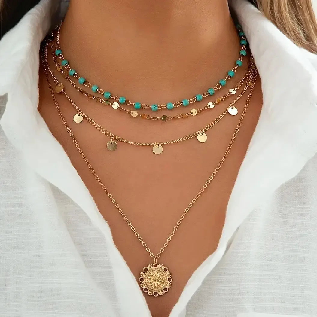 Collana Boho Fiorita Magica