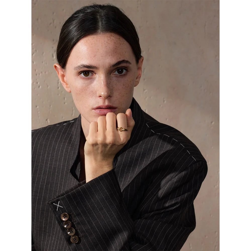 Anello Glamour con Zirconi