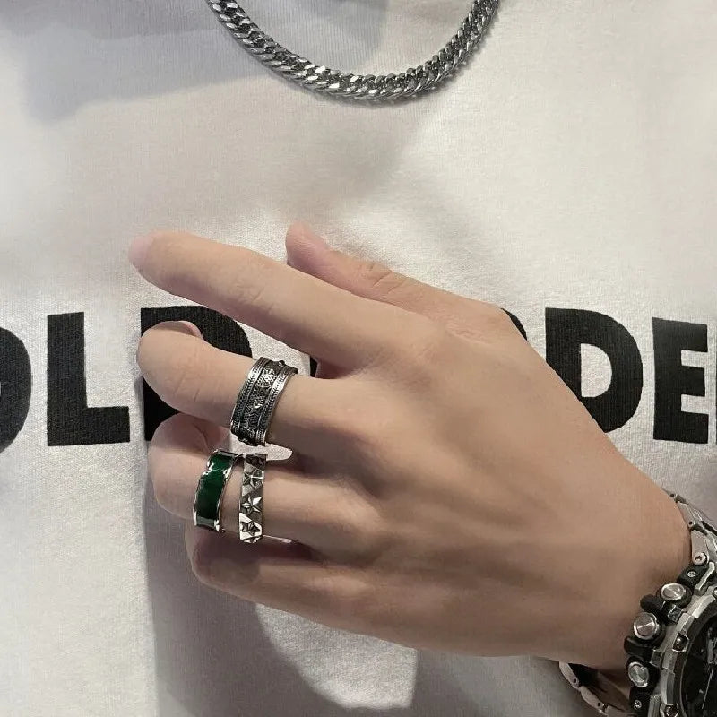 Anelli Stella Argento Eleganti