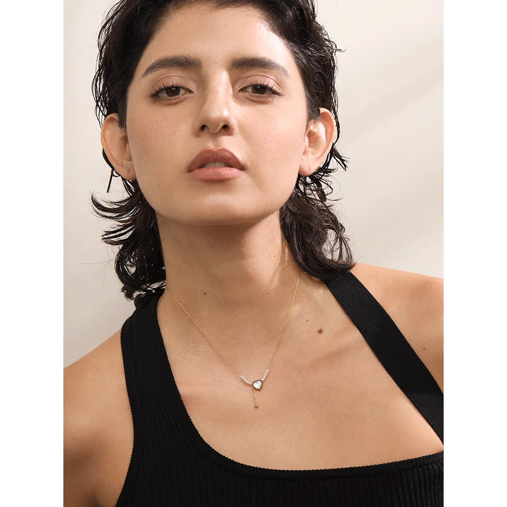 Collana Cuore e Perle Magiche