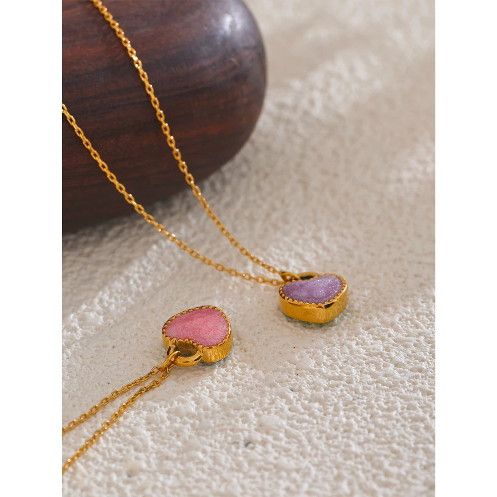 Collana Cuore Arcobaleno