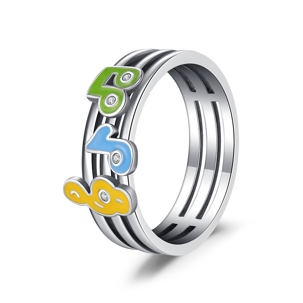 Anello Magico Stella d'Argento