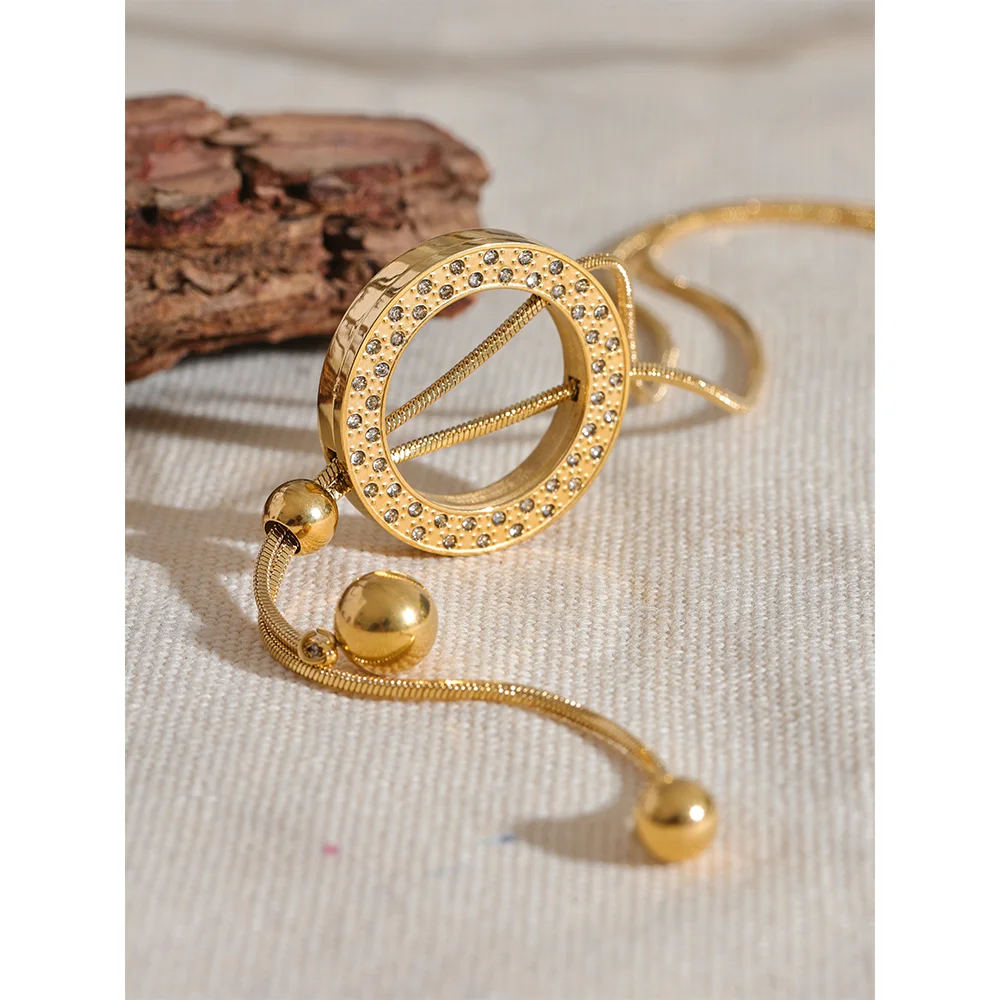 Collana Magica Zircone Dorato