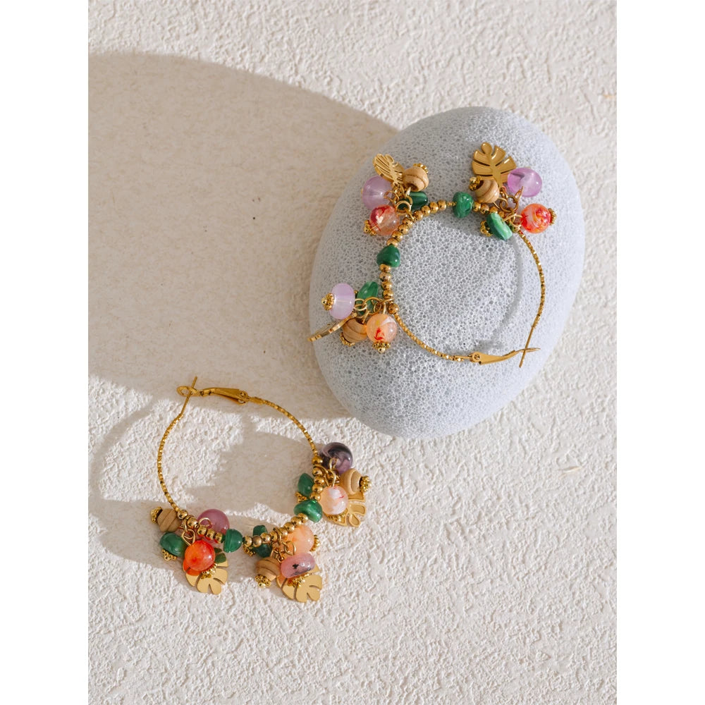 Orecchini Boho con Pietre Naturali