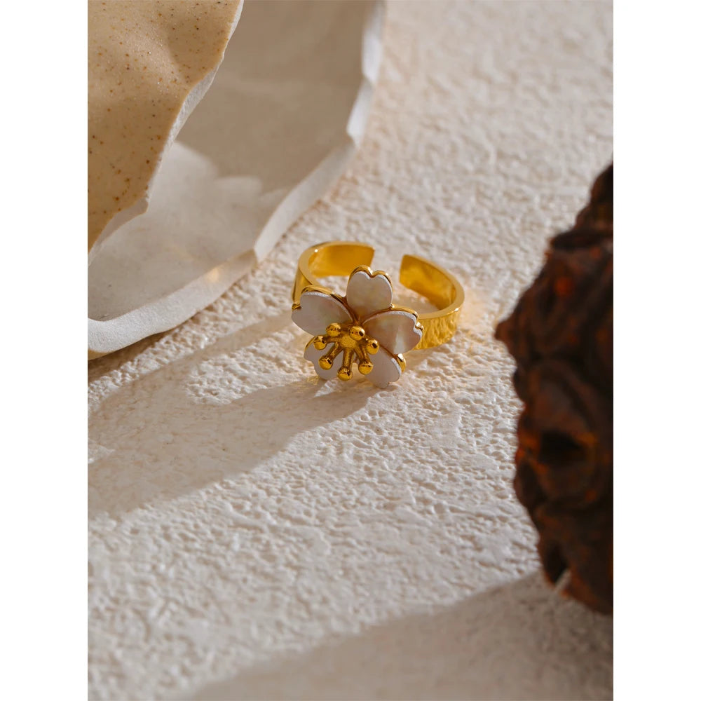 Anello Fiore Oro Magico