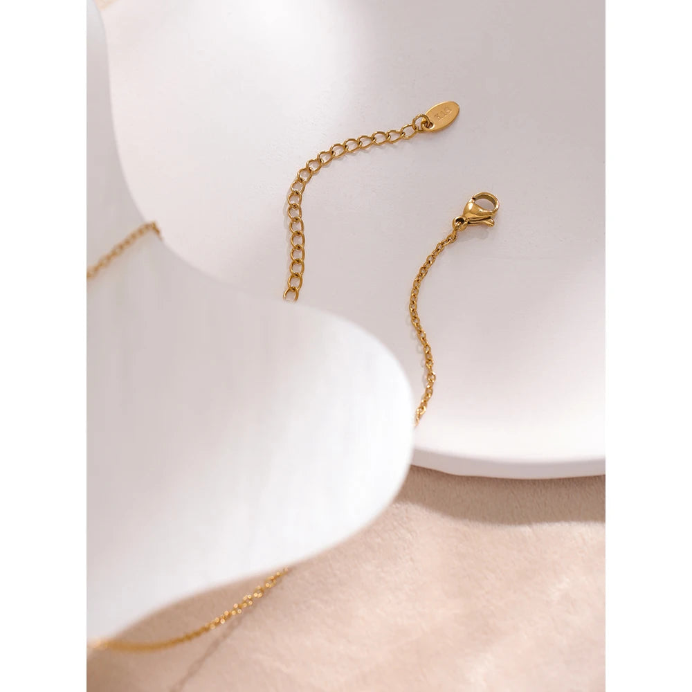 Collana Goccia D'Oro Sfavillante