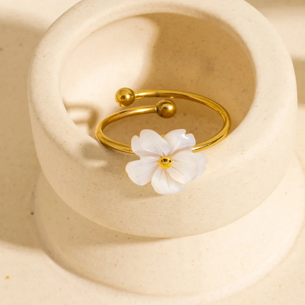 Collana Fiore Dolce in Acciaio