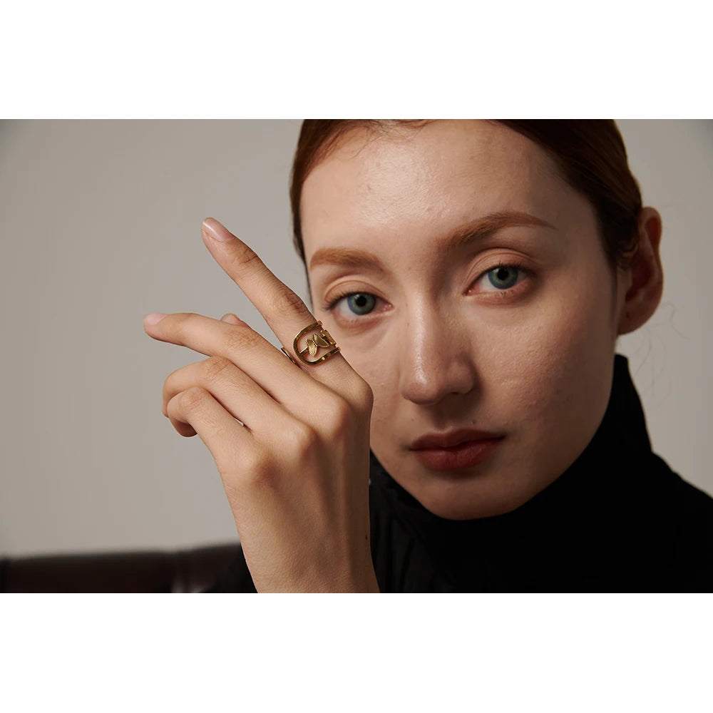 Anello Farfalla Dorato
