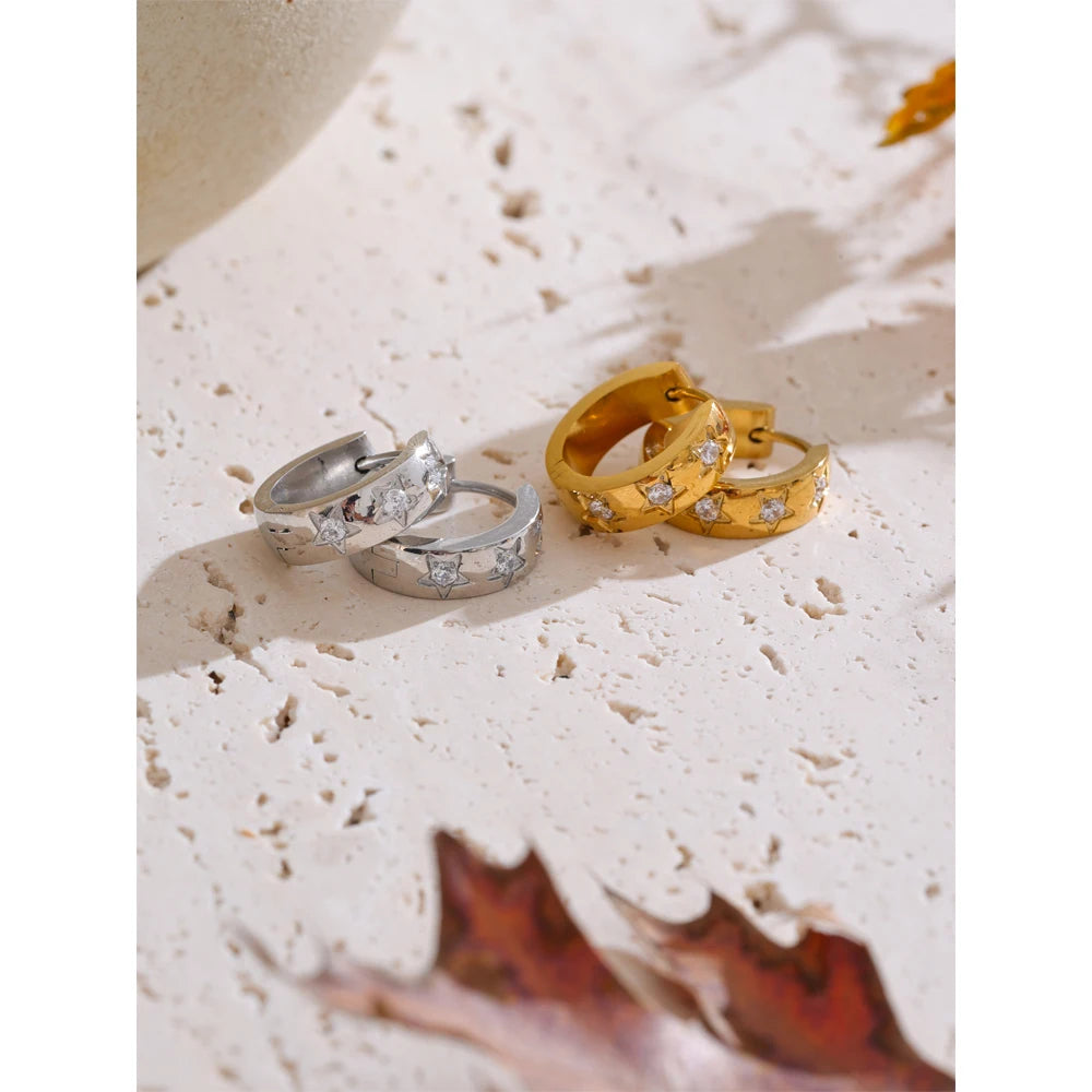 Orecchini Stella Zirconia Chic