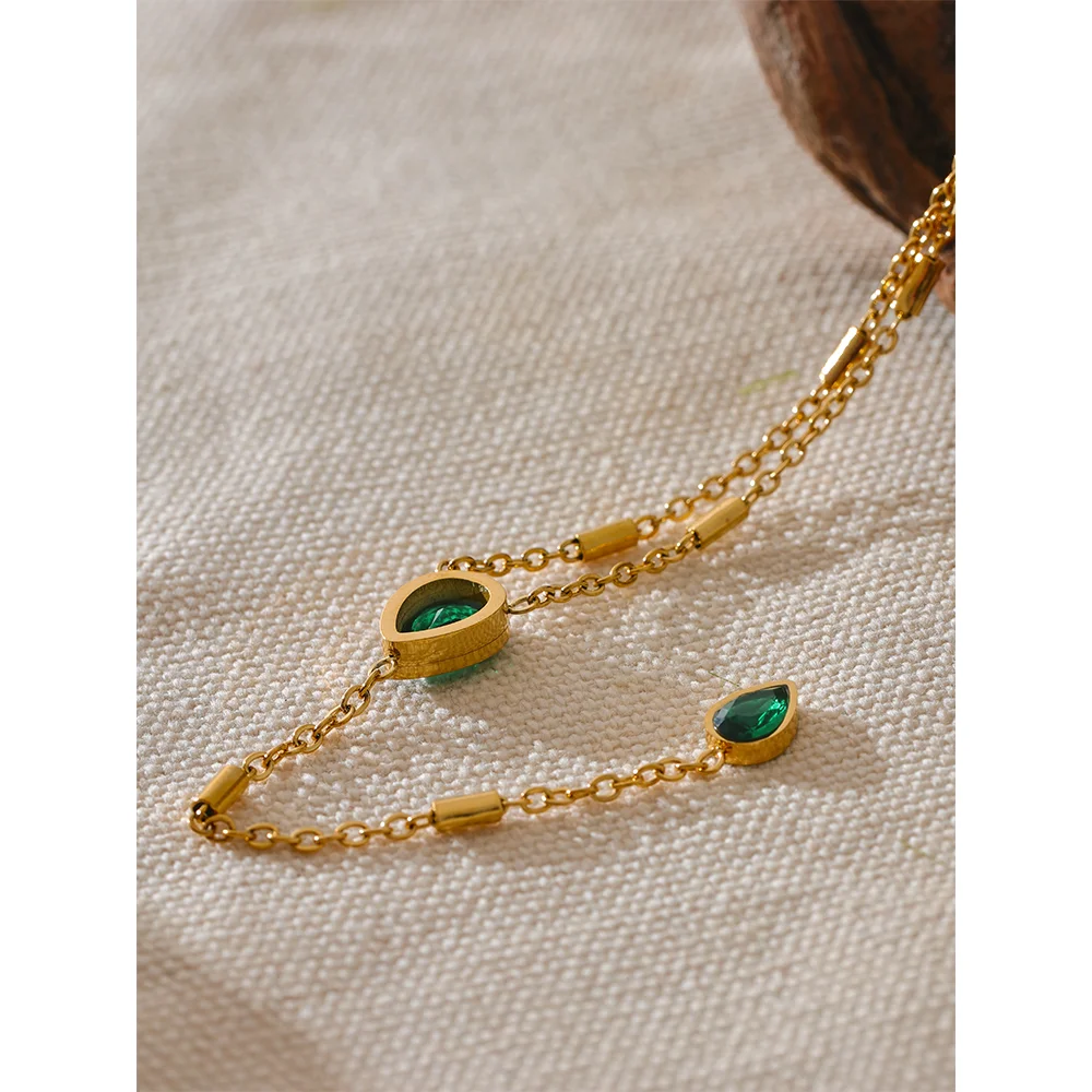 Collana Gioiello Verde Chic