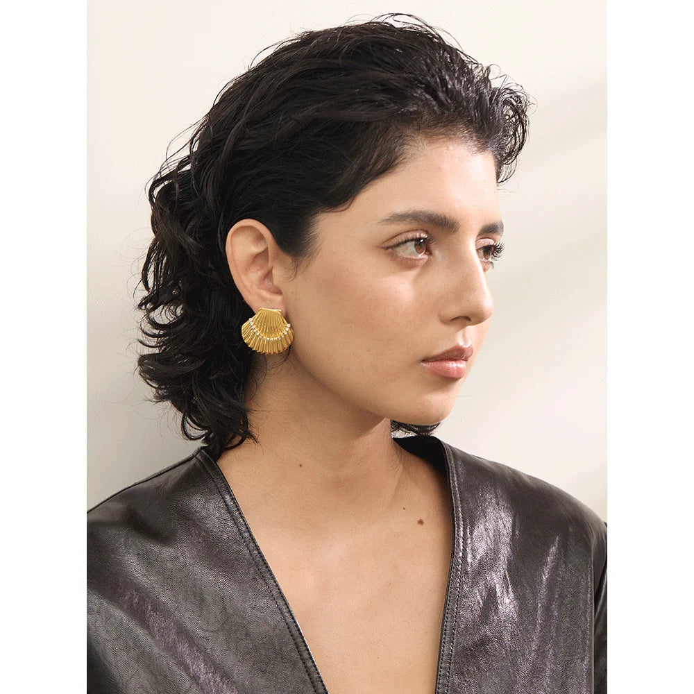 Orecchini con Conchiglia Elegante