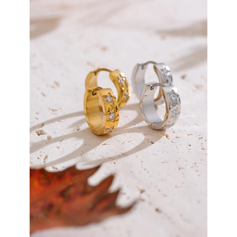 Orecchini Stella Zirconia Chic