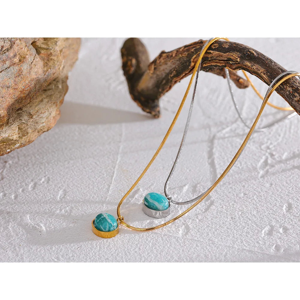 Collana Pietra Naturale Chic