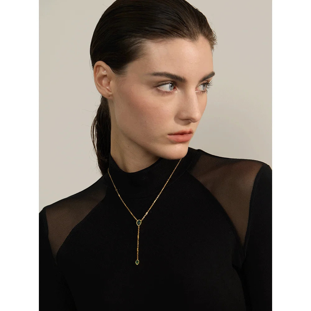 Collana Gioiello Verde Chic