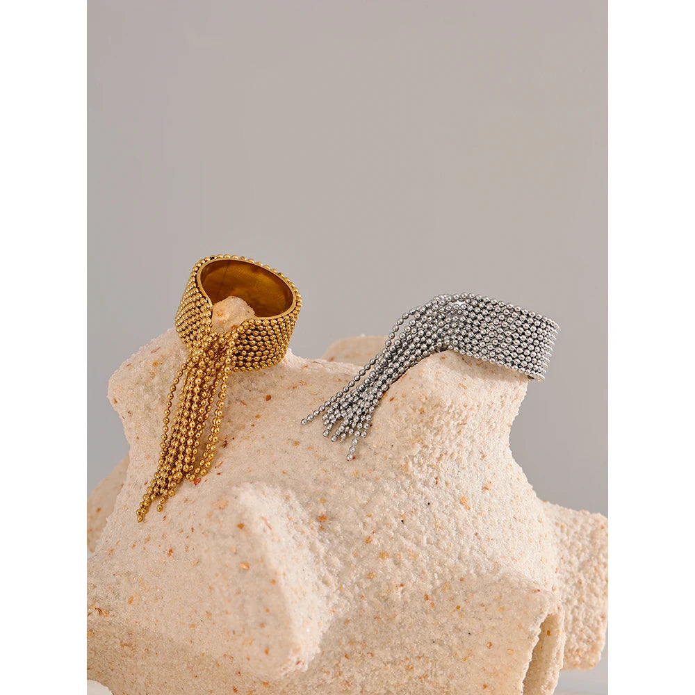 Anello Magico in Acciaio Dorato