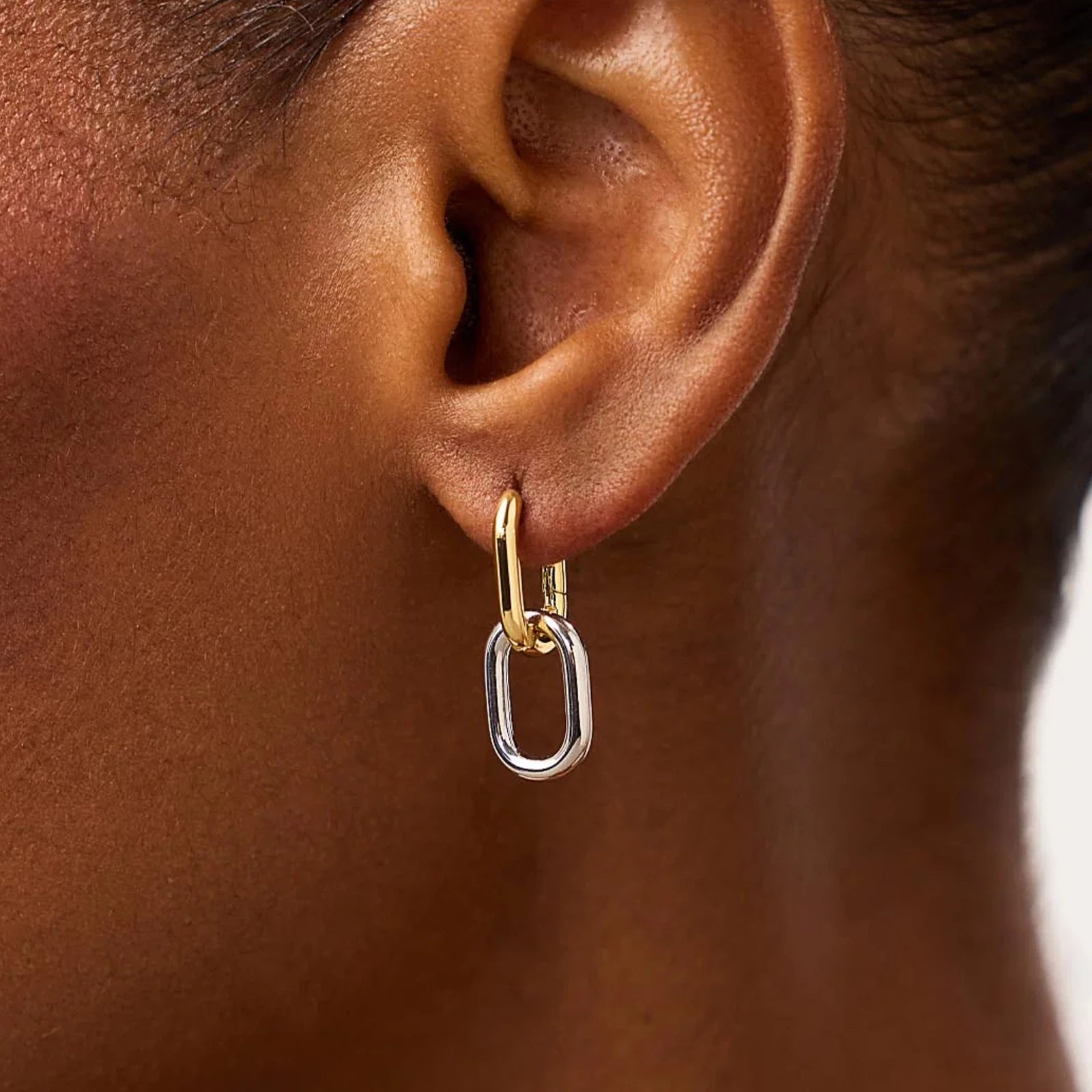 Orecchini Cerchio d'Argento Eleganti