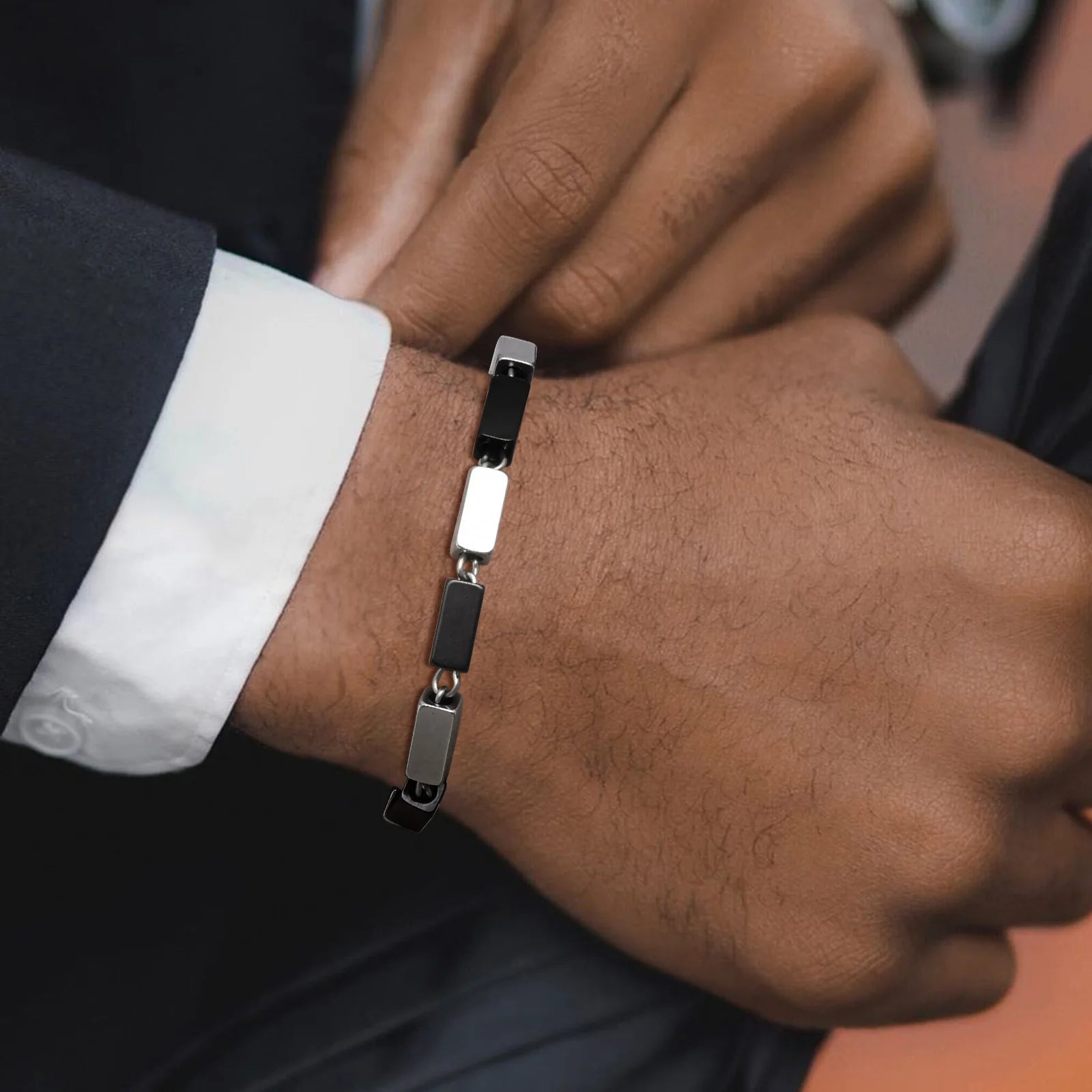 Bracciale Geometrico Maschile Chic