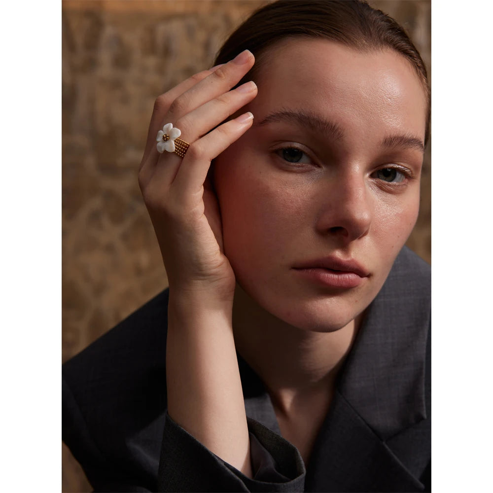 Anello Fiore D'Oro Incantato