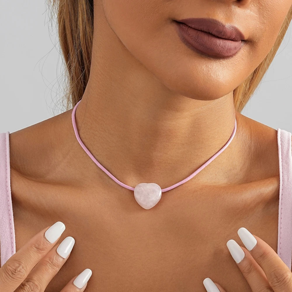 Collana Amore con Pietra Naturale