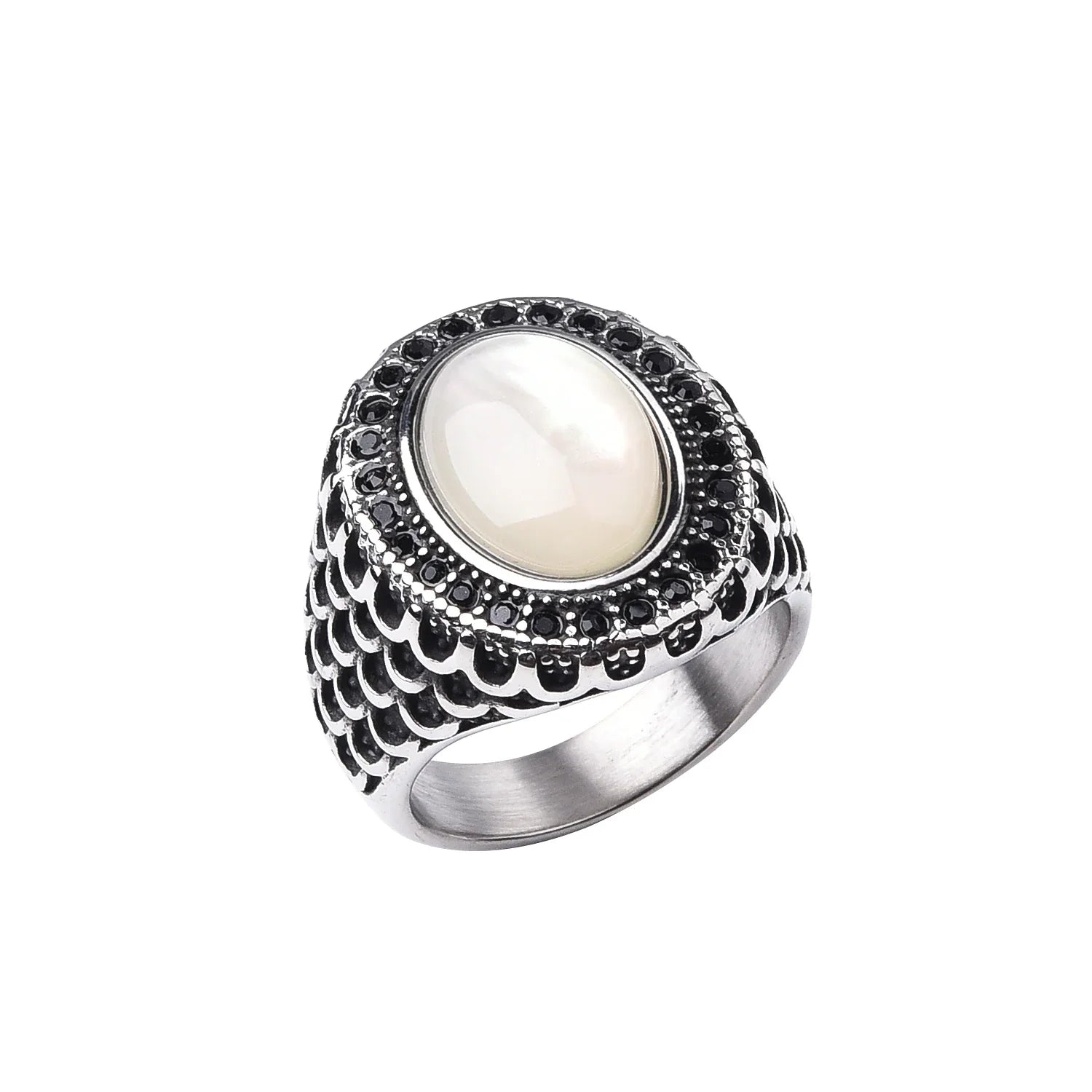 Glamour Anello Onice Acciaio