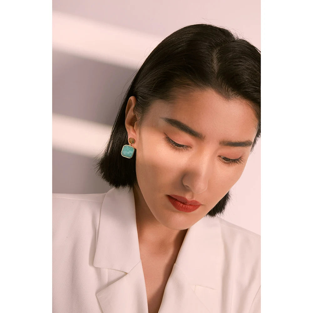 Orecchini Chic di Pietra Verde