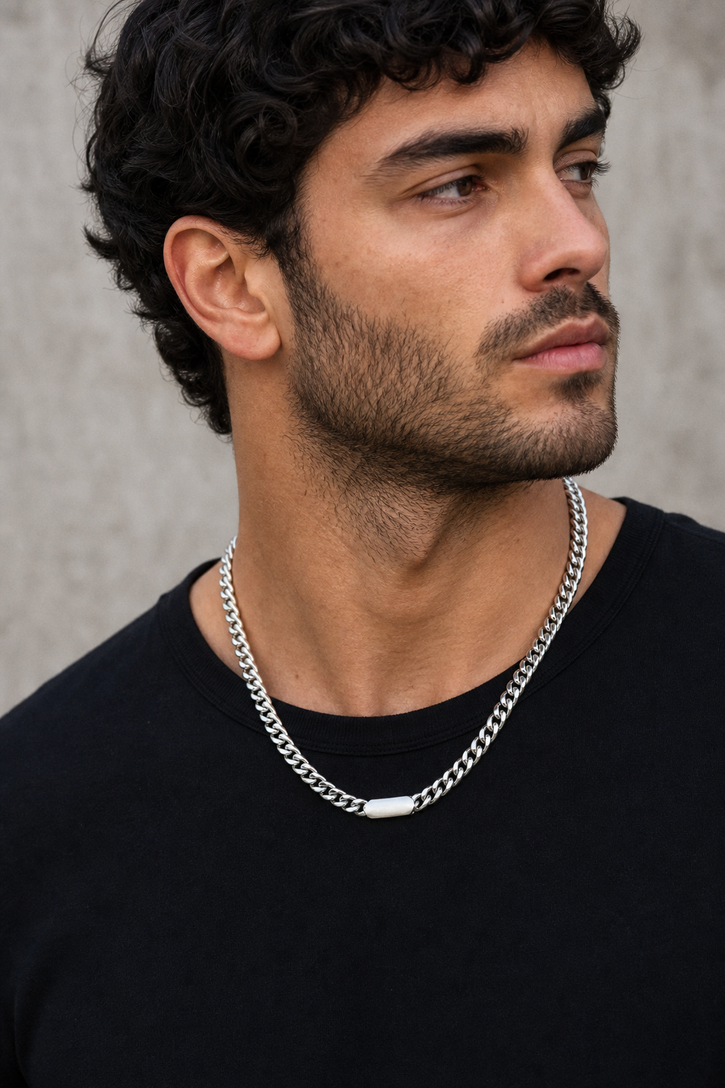 Collana in Titanium Steel per Uomo