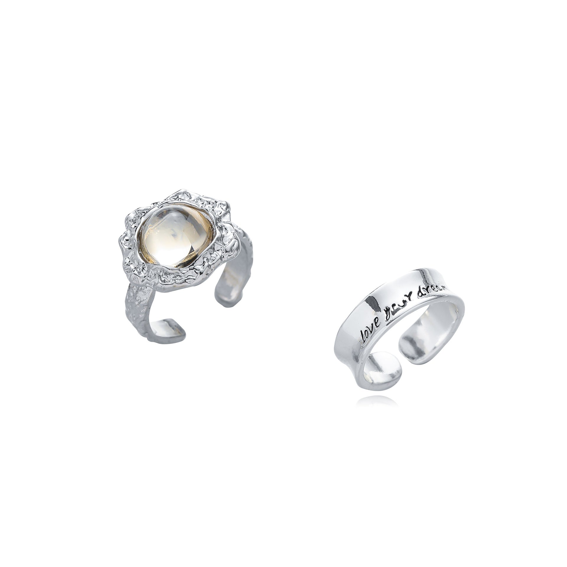 Set di Anelli in Argento 925