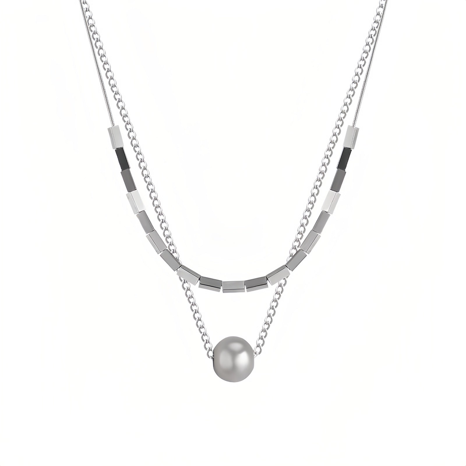 Collana Sfera Cubica - Geometria Urbana Unisex