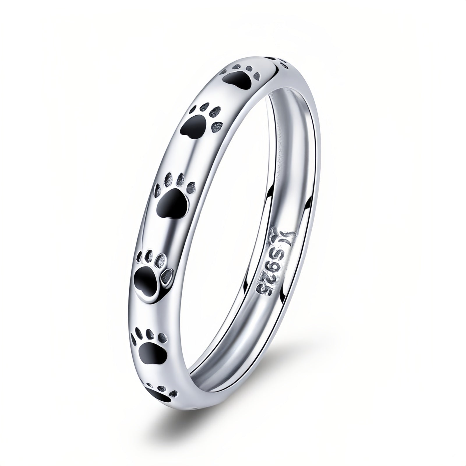 Anelli Impronte Animali in Argento Sterling 925