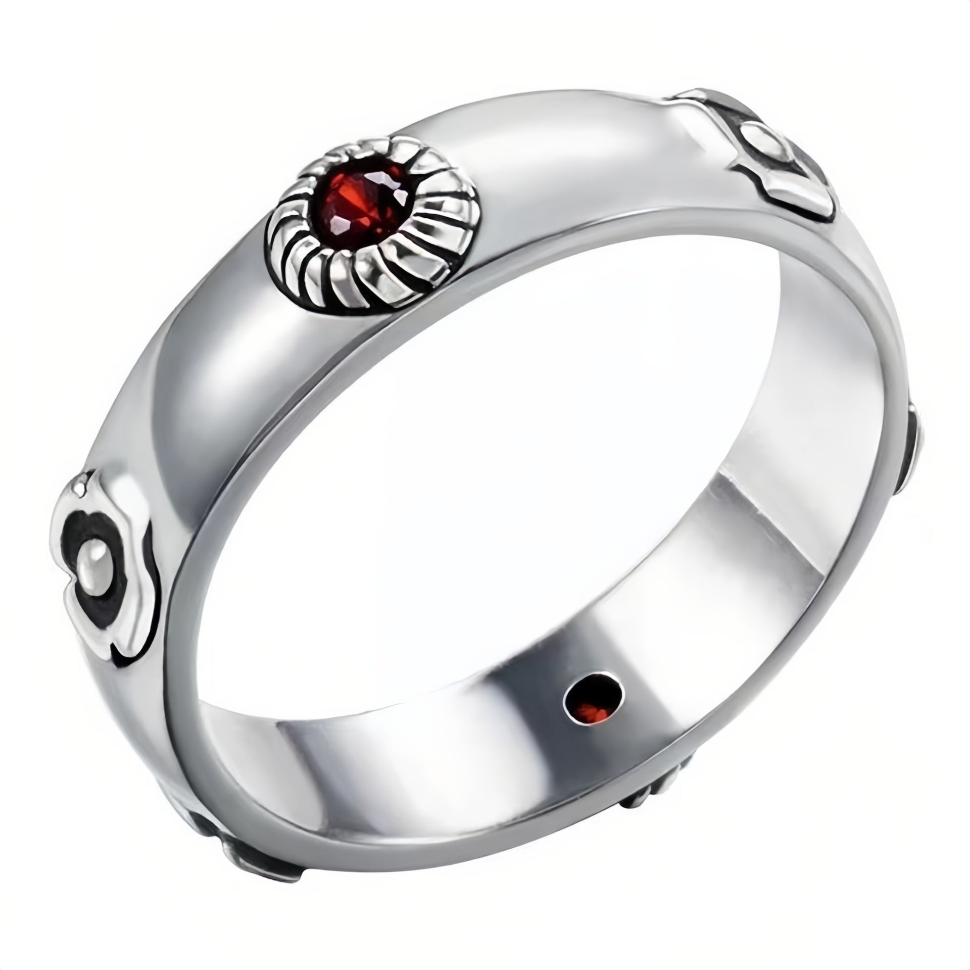 Anello Fiore Diamante Anime