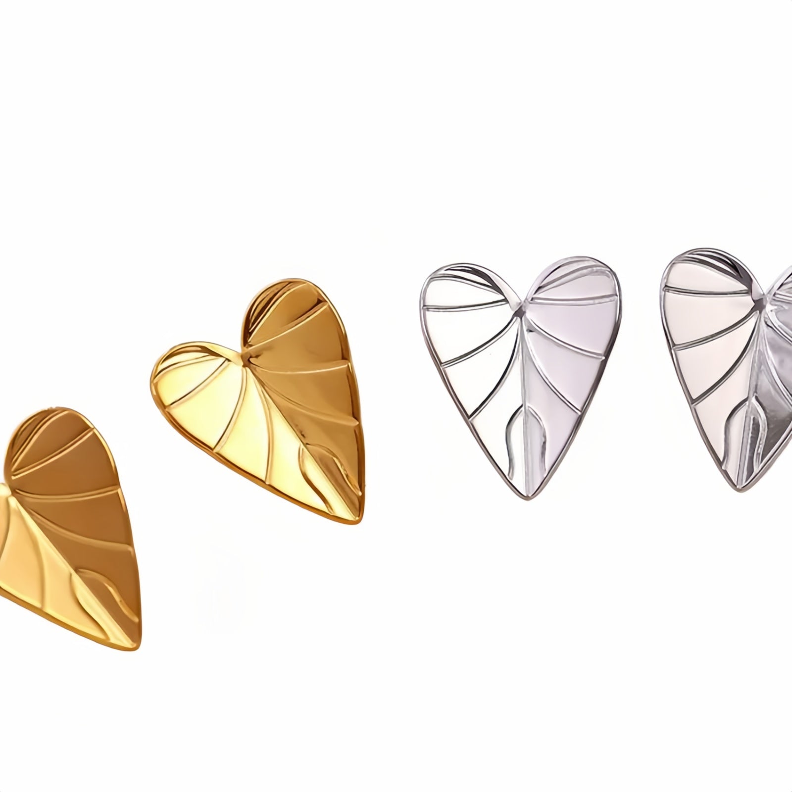 Orecchini Foglia d'Amore - Minimalismo Naturale