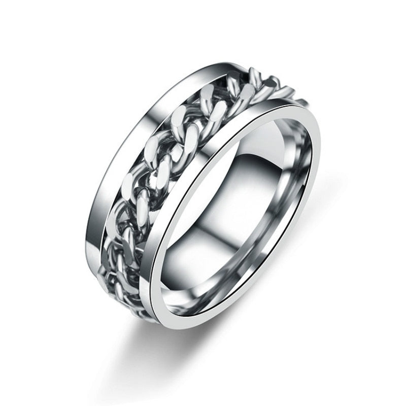 Spinner Chain Ring - Il Fascino Rotante dello Stile Urban