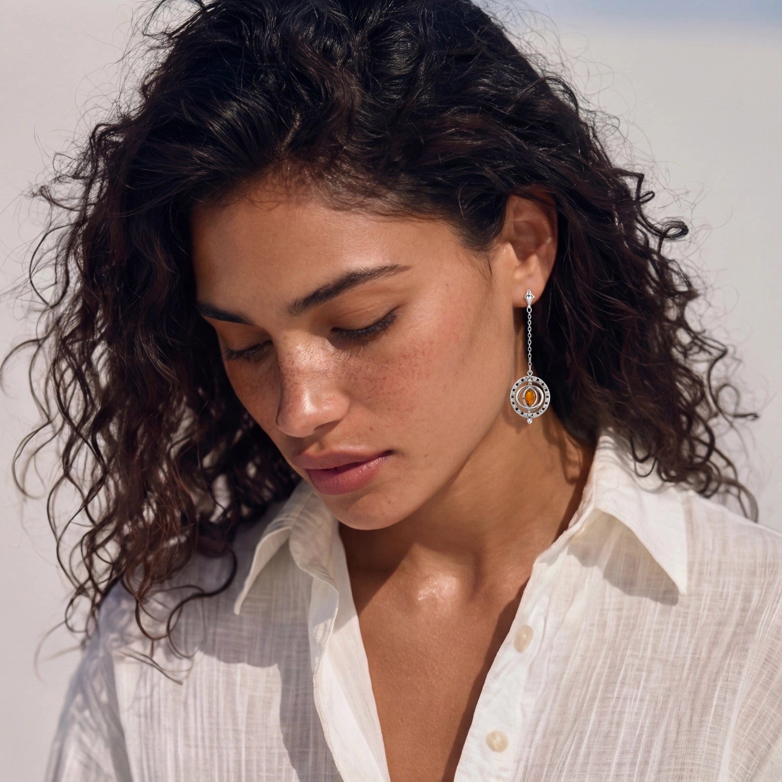 Orbital Dual‑Axis Earrings