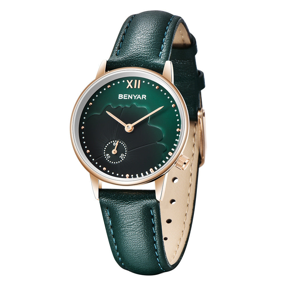 Eleganza Quotidiana: L’Orologio al Quarzo con Cinturino in Pelle