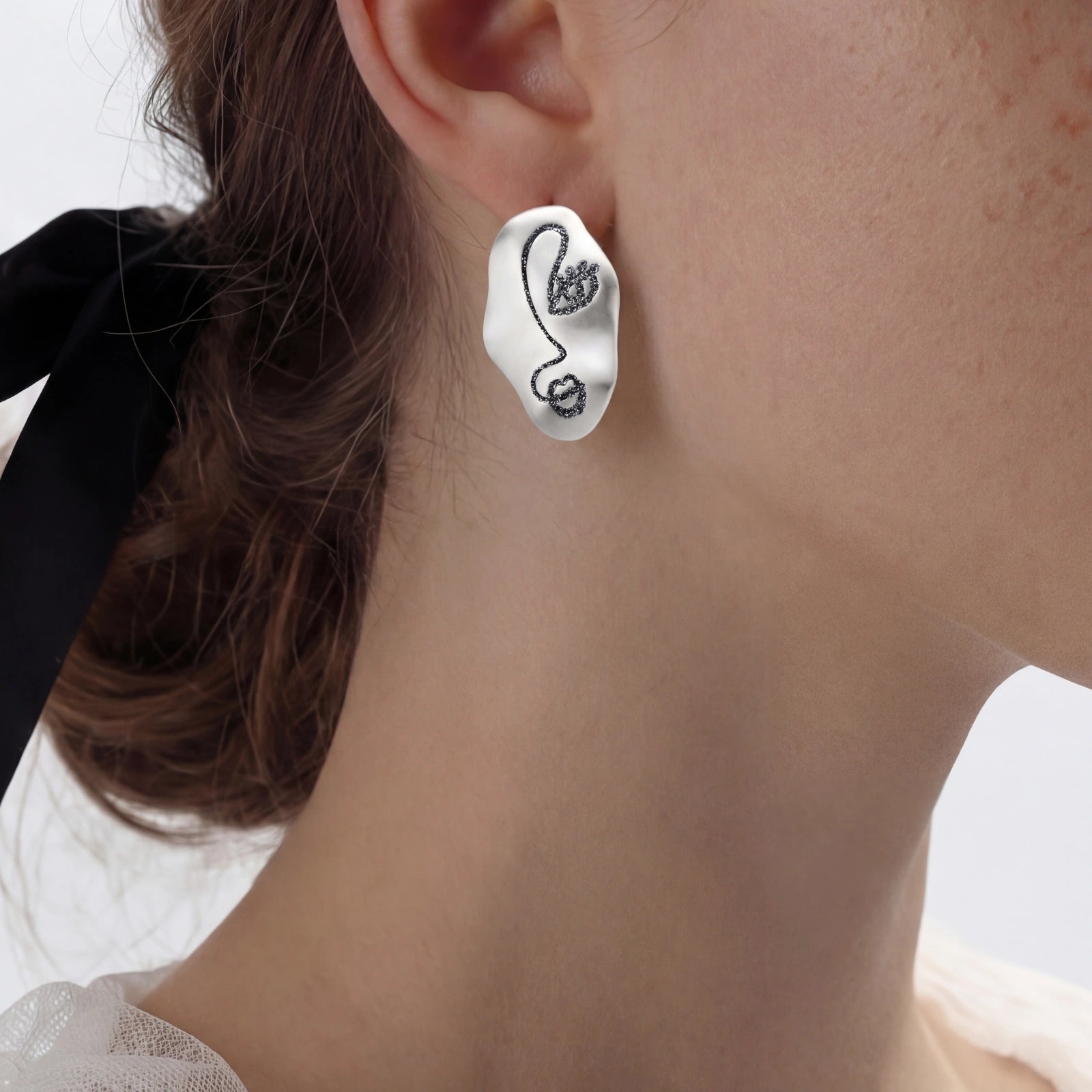 Anima d’Arte – Orecchini Viso Minimal